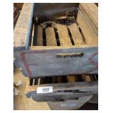 (2) Primitive Style Wooden Crates