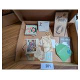 Vintage Stickers, Cards, Tally Cards, +