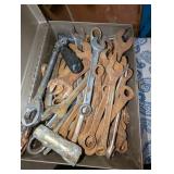 Metal Box w/ Rusty Wrenches