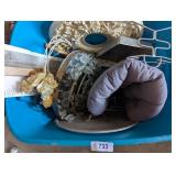 Tote [No Lid] + Vintage Chandelier, Racks, +