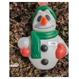 Vintage Lighted Blow Mold Snowman