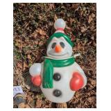 Vintage Lighted Blow Mold Snowman