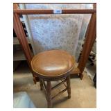 Standing Quilt Rack & Small Stool