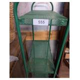 Green Metal Shelf/Plant Stand