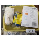 Plastic Tub w/ Light Bulbs