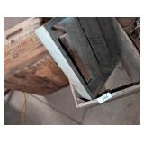 (2) Wooden Boxes & Small Wooden Wall Shelf