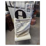 Metal Shopping Cart, Small Folding Stool & Other