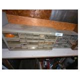 (2) Plastic Organizers w/ Contents