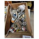 Old Drawer w/ Vintage Car Decal & More