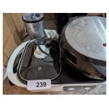 Electric Hot Pot Baking Tray Combo, Nutri Bullet &