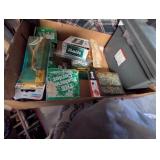 Nails, Screen Door Pull, Screws, Ammo Box & Other