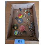Assorted Pins, Tie Clips, Cuff Links & Other