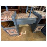 Vintage Vanity w/ Mirror & Stool + Mirror & Scales