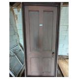 (6) Old interior doors w/ Wood Frames
