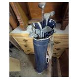 Avanti Golf Bag w/ Clubs & Hogan Golf Bag w/