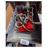 Metal Box w/ Lid, Metal Pulley, +