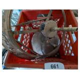 Vintage Light Fixture w/ Globe