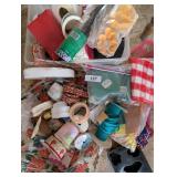 Ribbon, String, Plastic Table Cloth &