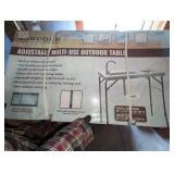 Lincoln Outfitters Adjust. Multi Use Outdoor Table