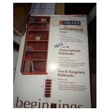 Wooden Multimedia Storage Tower In The Box