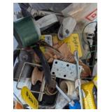 Small Tote No Lid Nuts, Bolts, Screwdrivers, +