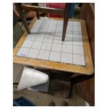 Small Kitchen Table w/ Ceramic Tile Top