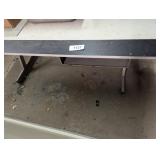 Desk w/ Metal Base & Particle Board Top