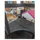 Wicker Corner Shelf