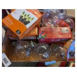 Clear Christmas Ornaments, Christmas Lights &