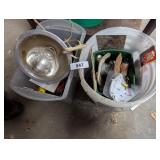 Bucket, Tote [no Lid], Shop Light, Wire Brushes &