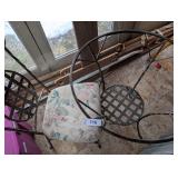 Wrought Iron? Patio Table w/ (4) Chairs