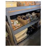 Metal Shelf w/ Particle Board Inserts