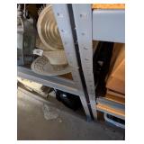 Metal Shelf w/ Wood Shelves