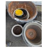Assorted Flower Pots
