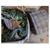 Baskets & Pots w/ Greenery & Other Basket