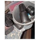 Assorted Plastic Containers, Umbrella, +