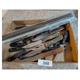 Kitchen Knives & NIP Magnetic Strip Knife Holder