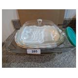 Casserole Dish w/ Candle Warmer, +