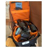 Small Backpack w/ Assorted Lenses &