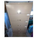 5 Compartment Filing Cabinet w/ Key