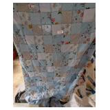 Patchwork Quilt Topper Machine Stitched