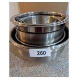 (6) Stainless Steel Bowls