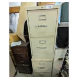 (2) Two Drawer File Cabinets