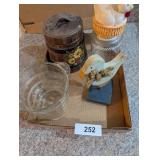 Small Glass Ice Bucket, Cookie Jar, +