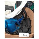 (2) Hand Vacs, Safety Lift Straps &