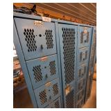 Blue Metal Locker Unit