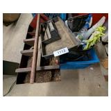 Collapsible Blue Crate, Bucket w/