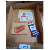 Airmail Stamps, Ration Book w/ Stamps &