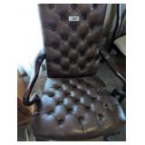 Faux Leather Armchair