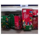 Cooler w/ Detached Lid + Assorted Christmas Lights